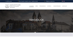 Desktop Screenshot of dcs.uni-pannon.hu